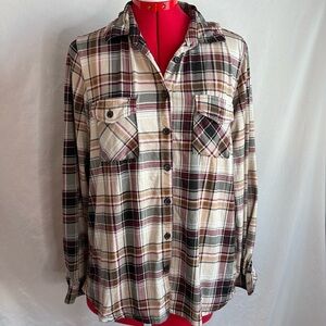 LL121 Urbanology button down double breast pocket long sleeve shirt